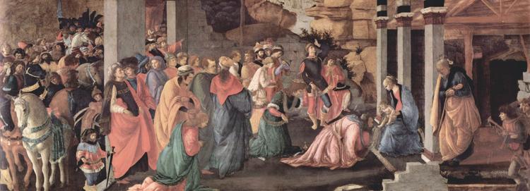 Sandro Botticelli Madonna and Child in Glory with Cherubim (mk36)